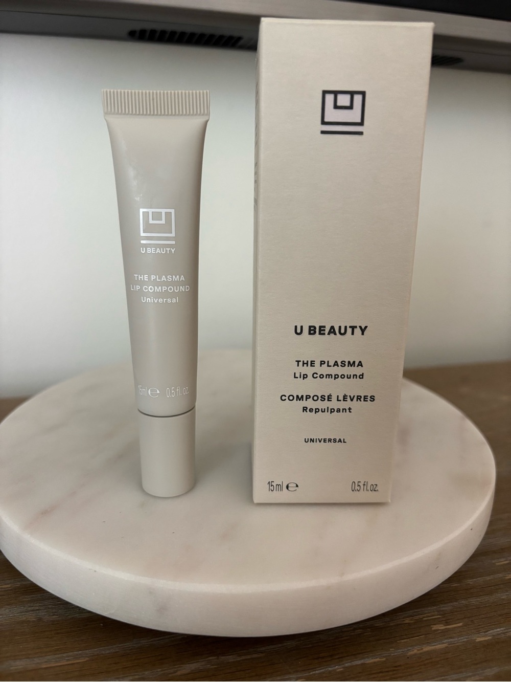 NIB U Beauty The Plasma Lip Compound in Universal 0.5 oz